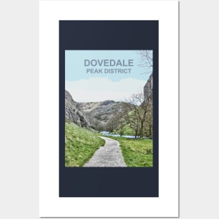 Dovedale, Peak District, Derbyshire art. English countryside. Posters and Art
